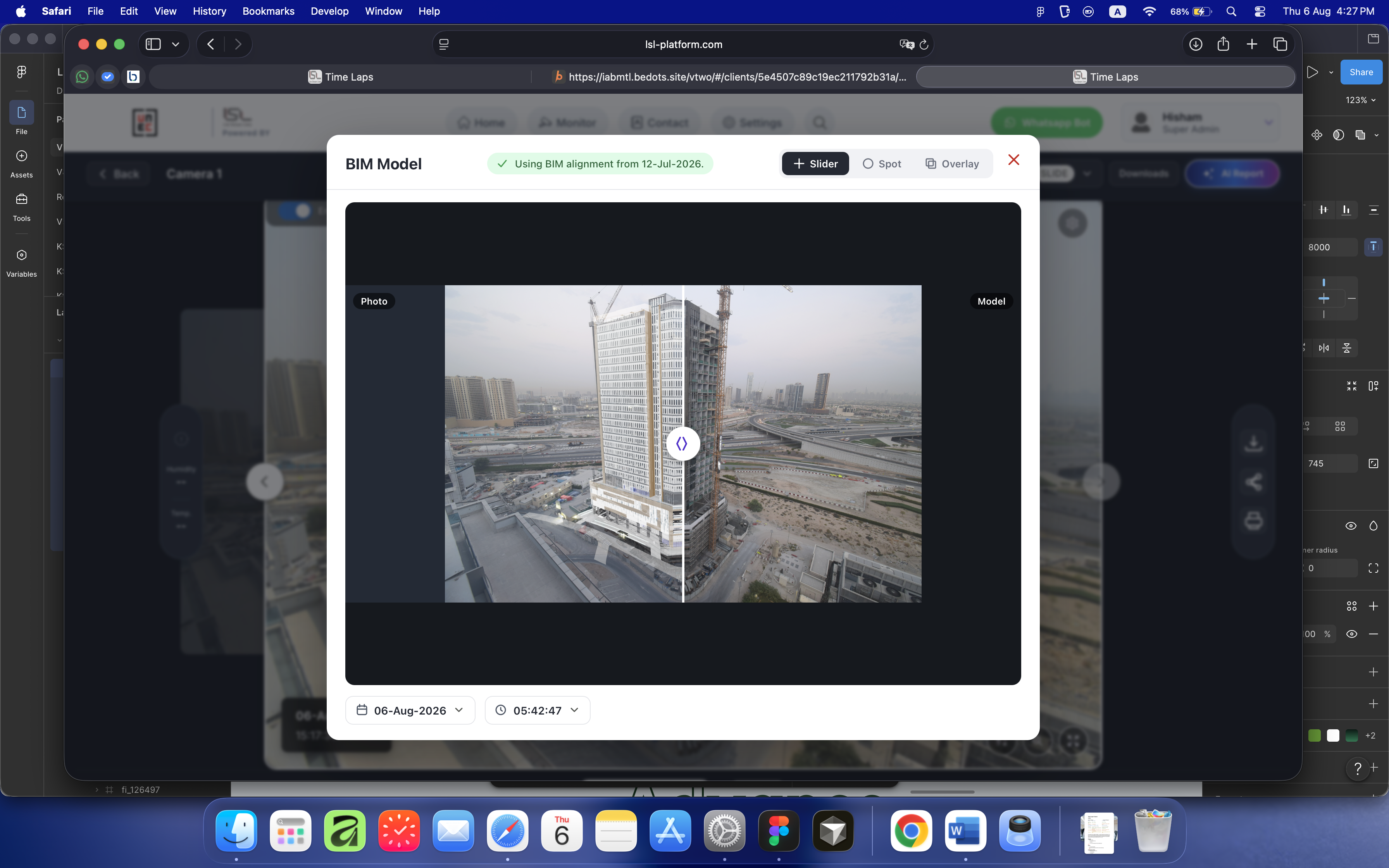 BIM comparison view one